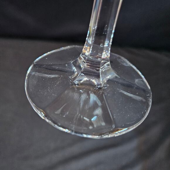 Gorham Primrose Crystal Wine Glasses (Set of 2) 8.5" Barware Drinkware - Picture 4 of 8